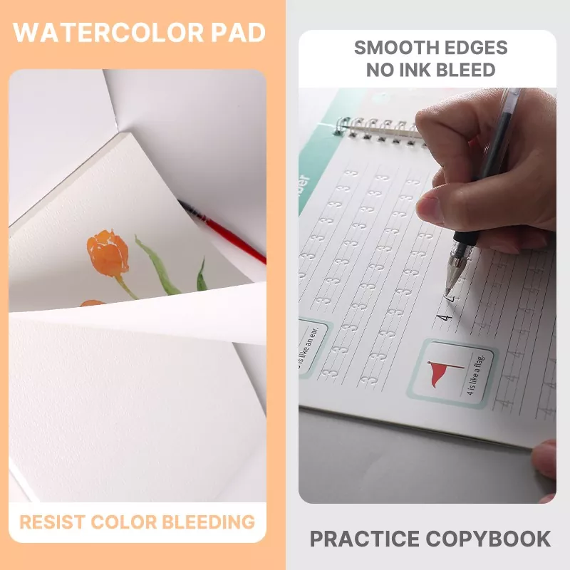 premium magic copybook and watercolor book quality test TotoFish